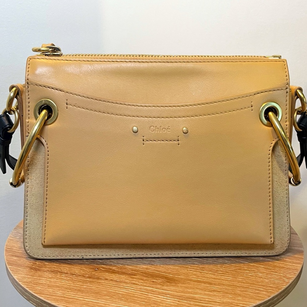 Chloe Roy Tan Bag Leather Crossbody and Shoulder Purse  Luxury